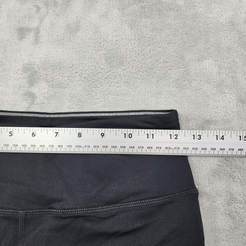 Calvin Klein Performance Leggings Womens S Black Wick Logo Ankle Yoga Workout - Picture 7 of 11